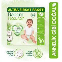 BEBEM NATURAL ULTRA FIRSAT JUNIOR 5 NO 80 ADET