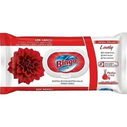 BİNGO ÇOK AMAÇLI YÜZEY TEMİZLİK HAVLUSU LOVELY 96 ADET