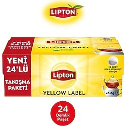 LİPTON YELLOW LABEL 24 ADET DEMLİK SÜZEN POŞET 76,8GR