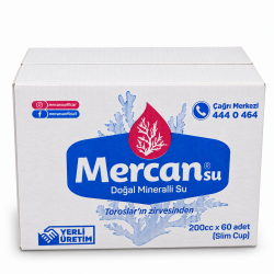 MERCAN DOĞAL KAYNAK SUYU BARDAK 60 ADET