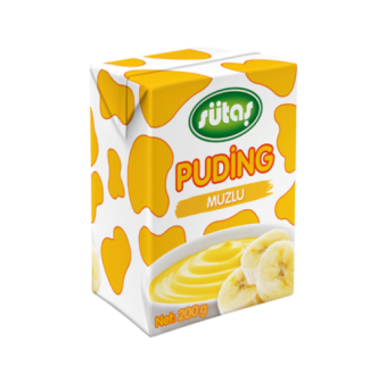 Sütaş Muzlu Puding 200 Gr
