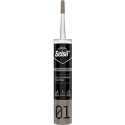 SELSİL GENEL AMAÇLI ŞEFFAF SİLİKON 280GR 240ML