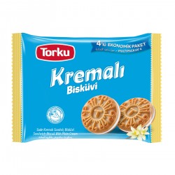 TORKU KREMALI BİSKÜVİ SADE 4LÜ 244GR