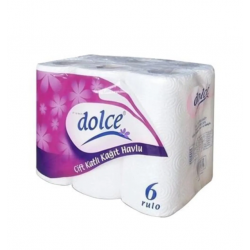 DOLCE KAĞIT HAVLU ÇİFT KATLI 6 RULO