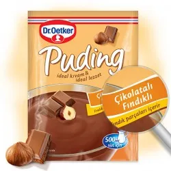 DR. OETKER PUDİNG ÇİKOLATALI FINDIKLI 102GR