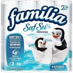 FAMİLİA SAF SU DOKUNUŞU TUVALET KAĞIDI 32 RULO