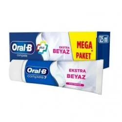 ORAL - B COMPLETE 7 EKSTRA BEYAZ MEGA PAKET 125ML ORAL - B COMPLETE 7 EKSTRA BEYAZ MEGA PAKET 125ML