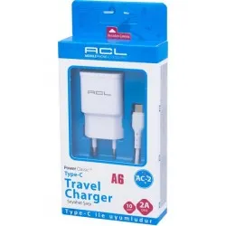 ACL USB-C 2.1A A6 DUVAR SARJ ALETİ 10WATT