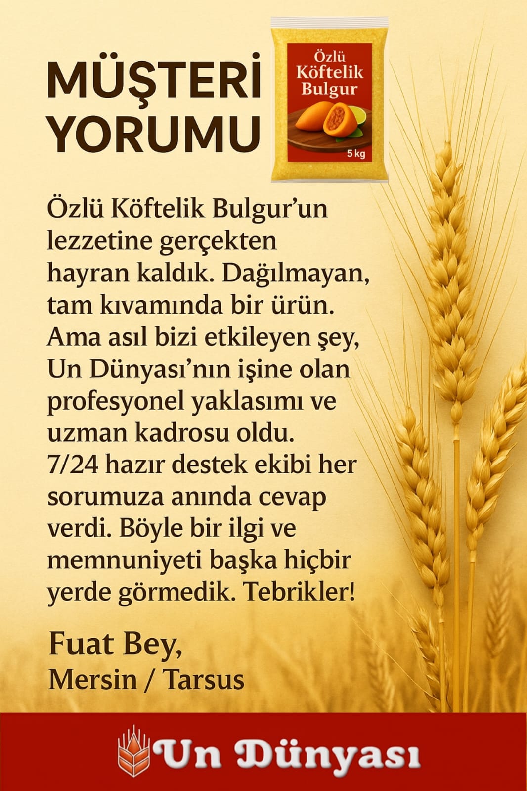 ÖZLÜ KÖFTELİK BULGUR