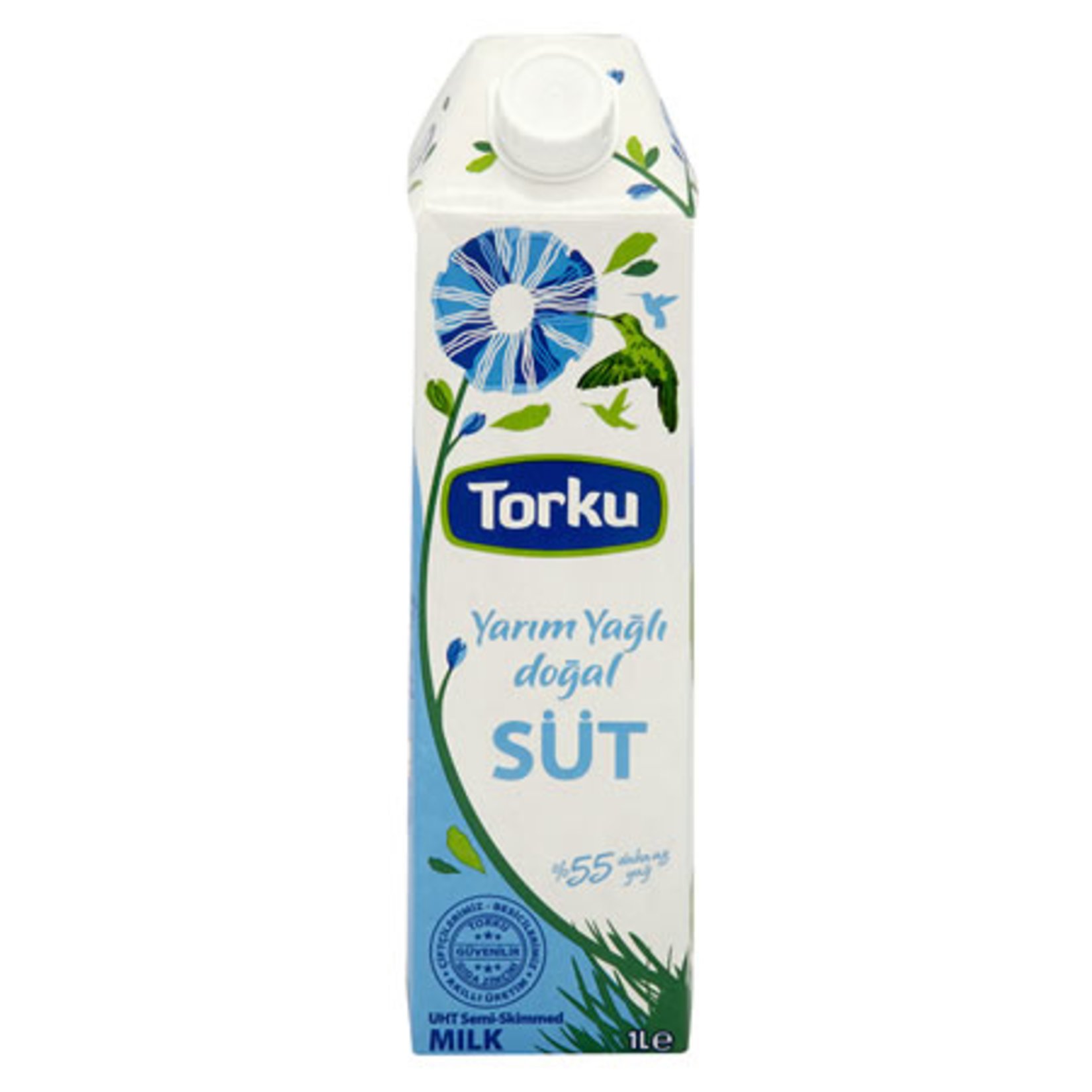 Torku Yarım Yağ Doğal Süt 1 Lt