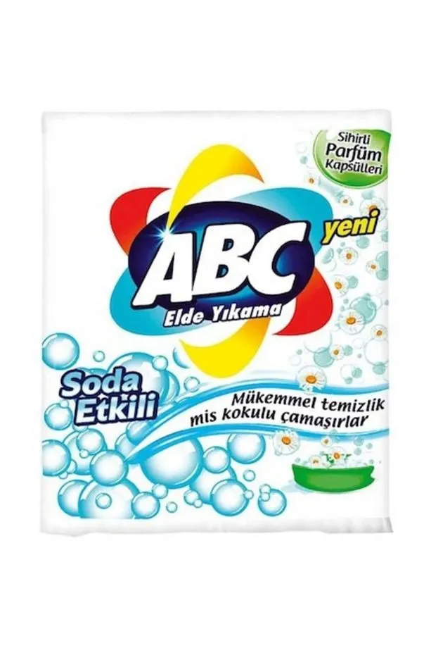 ABC ELDE YIKAMA ÇAMAŞIR TOZU SODA ETKİLİ 600GR