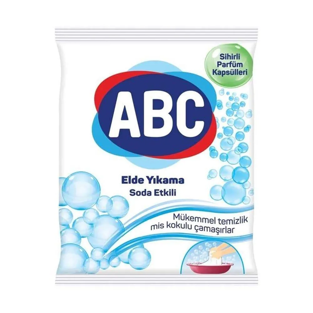 ABC ELDE YIKAMA ÇAMAŞIR TOZU SODA ETKİLİ 1800 GR